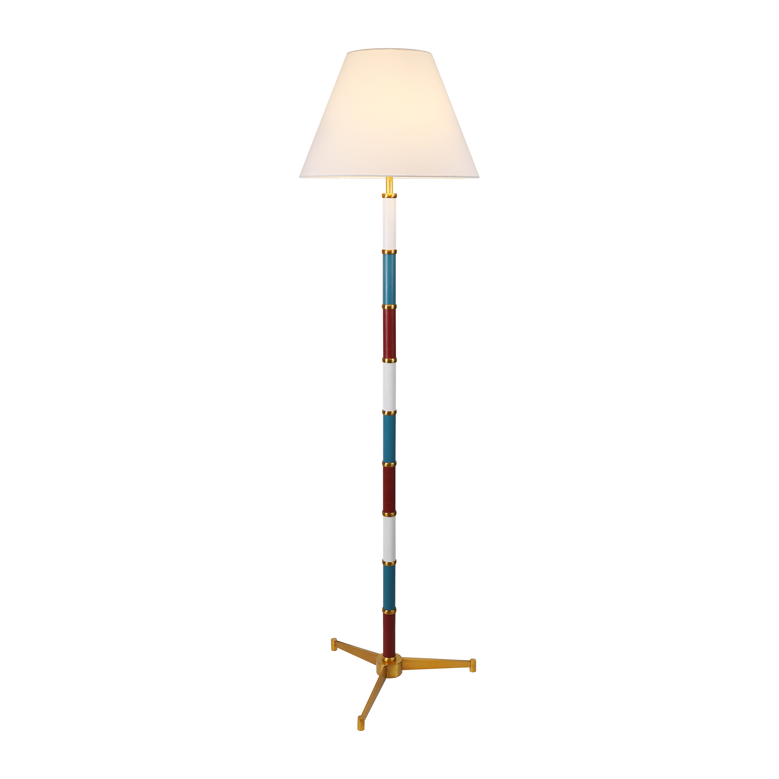 New vintage color matching floor lamp