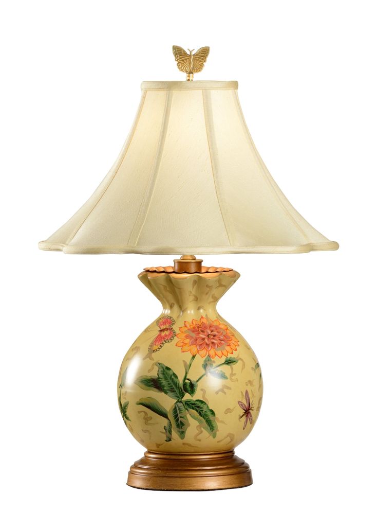 lamp supplier：Illuminate Your Space with a Brazilian Tropical-Patterned Painted Table Lamp