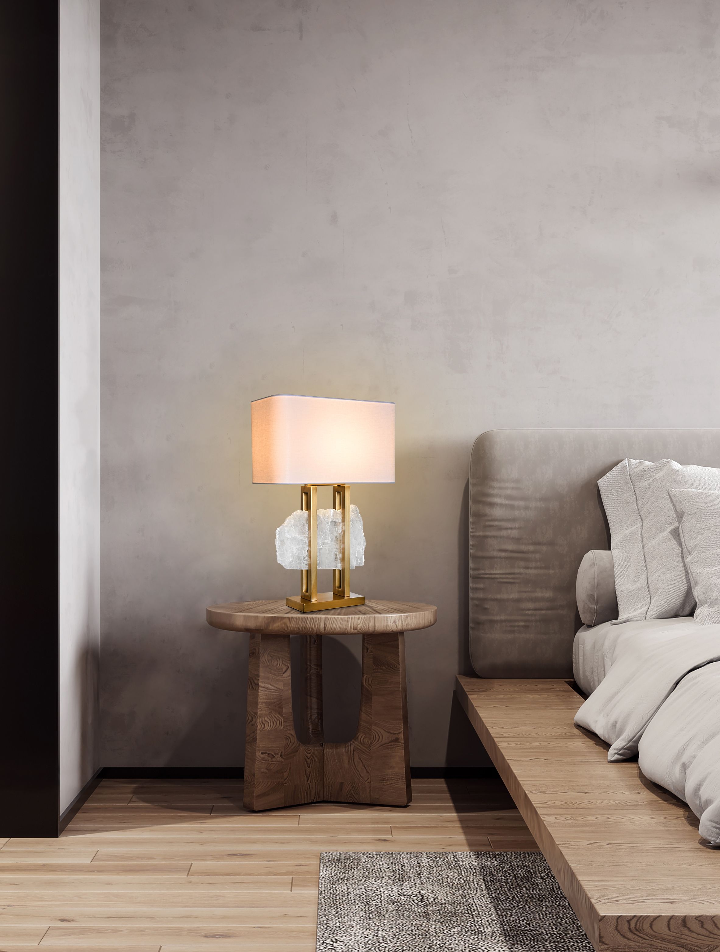 lamp supplier：Illuminate Your Space with the Antarctic Snow Crystal Table Lamp: A Journey into Winter Elegance