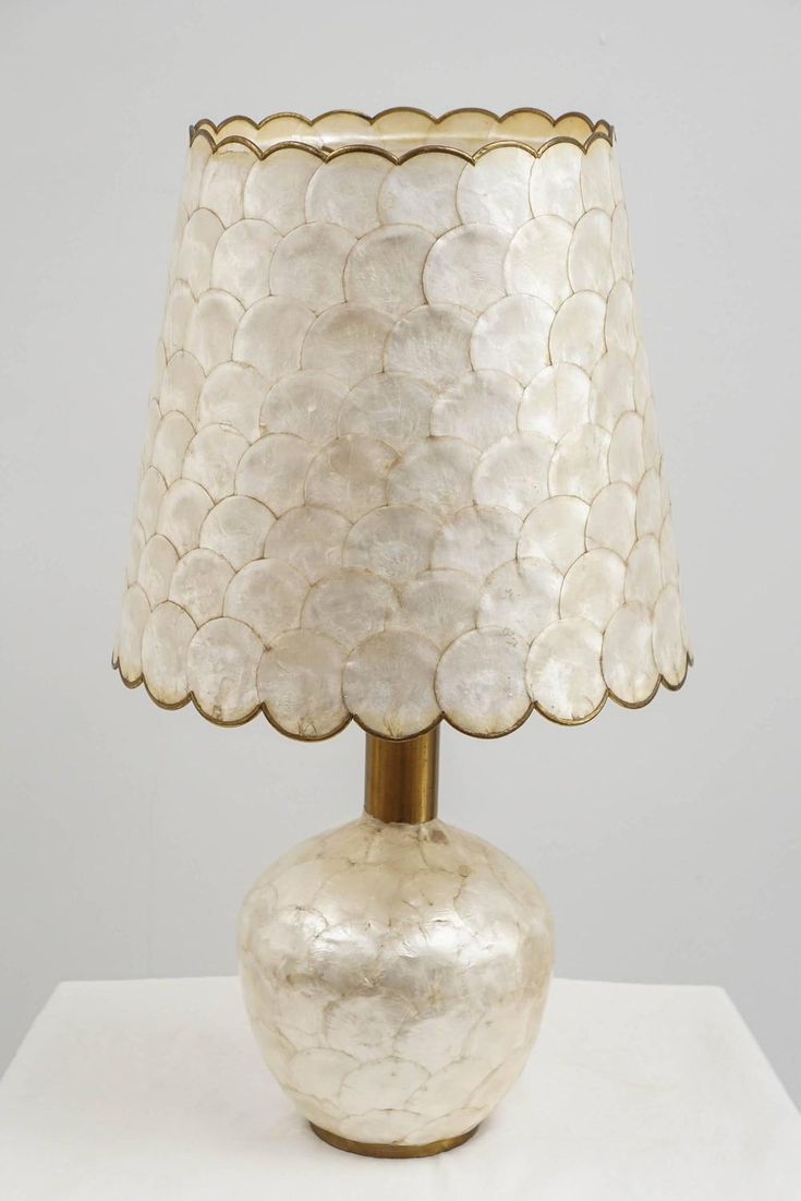 lamp supplier：Illuminate Your Space with a Greek Aegean Seashell Mosaic Table Lamp