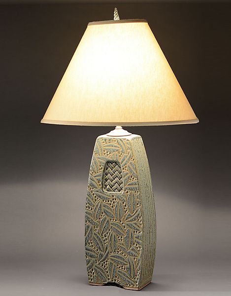 Illuminate Your Space with an Irish Celtic Knot-Patterned Table Lamp