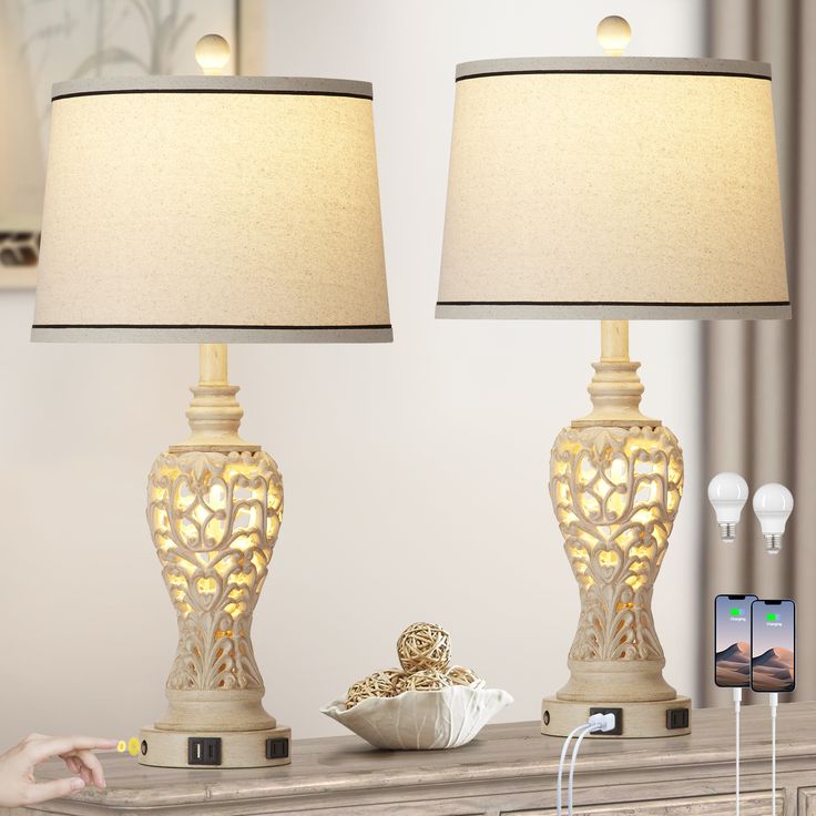 Discover the Unique Saudi Arabian Gypsum-Carved Mosque Table Lamp: A Blend of Art and Functionality